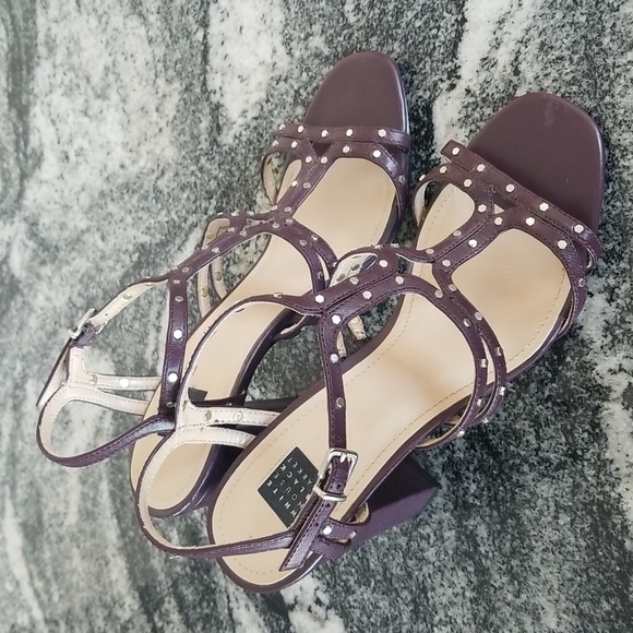 White House Black Market Sandals ❤Sz 7M❤ Awesome ❤ - Picture 4 of 6